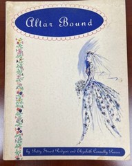 Vtg Wedding Planner Journal Epherma “Alter Bound” Bride Shower Gift 1950s Photos