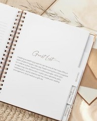 Beautiful Wedding Planner Book and Organizer – Enhance Excitement and Boho