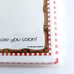 Vintage 90s Cherry Teapot, Tea Party Invitations (8) Mary Engelbreit, 1993 – New