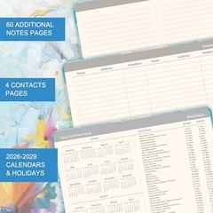 2026-2029 Pocket Planner/Calendar – 3 Year Monthly Planner 2026-2029, July