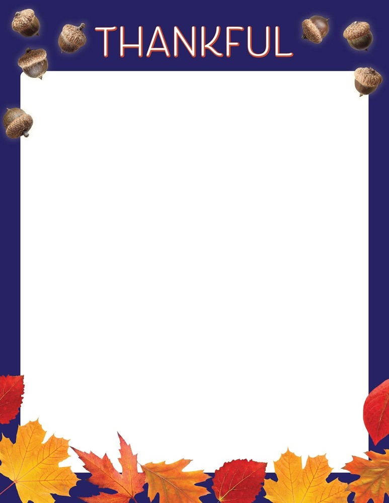 Great Papers! Thankful Holiday Stationery Letterhead, 8.5″ x 11″, 50 count (2…