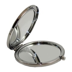 Wedding Gift Diamanté Compact Mirror with Engraving Plate