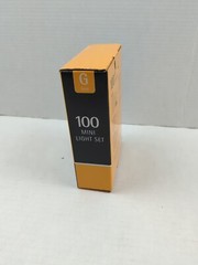 NEW 100 Brilliant Gold Mini Light Set Indoor Outdoor Holiday Wedding Decoration