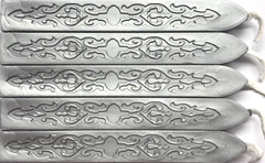 Traditional Silver Sealing Wax (with wick), 5 Sticks, Make Classic Wax Seals!