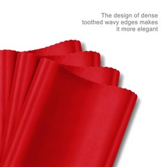 Aormenzy 4 Pcs Red Satin Table Runners 12 x 108 Inch, Silky Wedding Table Run…