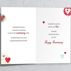 Happy Anniversary Card Gift for Husband from Wife, Wedding Anniversary Cards …