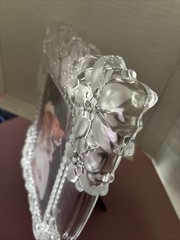 Mikasa Floral bouquet Crystal 5×7 Photo Frame For Weddings