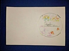 VINTAGE Invitation/ Announcement Cards 50 Card/pk 5″ x 6 3/4″ cream color