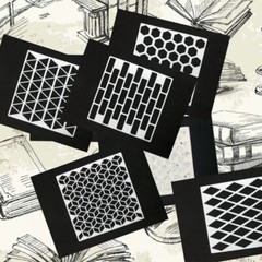 12 pcs Children s Early Educational Mandala Dotting DIY Painting Template Stenci
