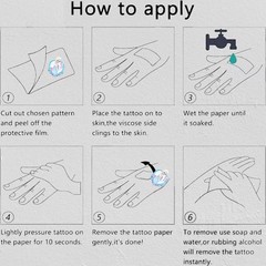 100Sheets 5 * 5 Disney Frozen Temporary Tattoos Birthday Themed Party Supplie…