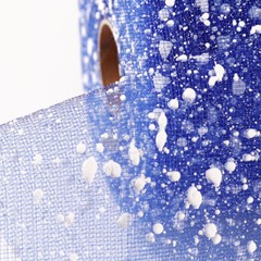 15m Long Snow Drop Mesh Flower Wrapping Ribbons Roll Florist Bouquet Decor