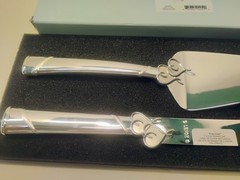 Lenox 812615 True Love Cake Knife & Server, Metallic N/O