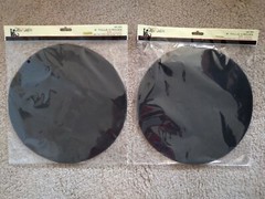 His & Hers 9″ Tulle Circles 50 Count Black
