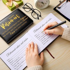 Ctosree Retirement Guest Book with Signature Pen Party Gift…