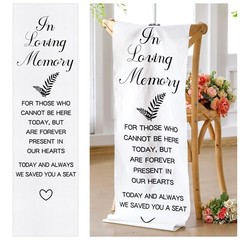 Yousoontic Memorial Wedding Chair Sign for Ceremony Wedding Memorial Sign 14 …