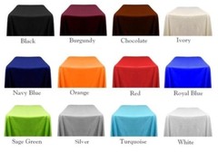 10 Packs Rectangle 90″x132″ inch Polyester Tablecloth 6ft Banquet Cover 18 COLOR