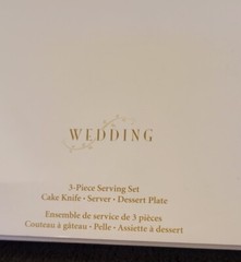 Hallmark Wedding 3-piece Serving Set