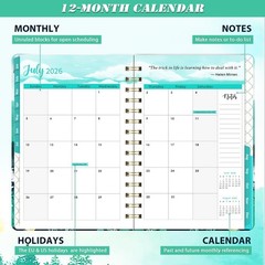 2026 Planner – Planner 2026 Weekly and Monthly, Jan. 2026 – Dec. 202