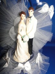 New Wilton «Sweetness» Wedding Cake Top, white coat, black pants # 101-152