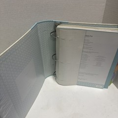 Gartner Studios Wedding Planner Organizer Book Light Blue 3 Ring Binder