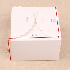 100x White Black Kraft Paper Box Cake Donut Cookie Favor Box Product Packing Box