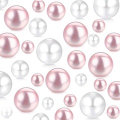 230 Pieces Floating Pearls for Vases Filler, 20/14/10mm Pearl Beads Pink&white