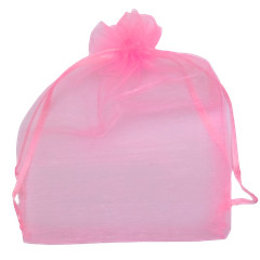 Pink Drawstring Organza Gift Bags Wedding Party Favor Jewelry Pouch 20/50/100