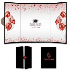 2026 Graduation Guest Book – Red Balloon 18×12 – Class 2026