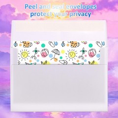 Outdoramic A4 Envelopes Self Seal 500 500 Pack (4.25 x 6.25 in), White