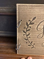 Book Guestbook New Unused Rustic