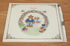 Genuine Vintage Hallmark Wedding Bears Guest Signing Book – Collectible *READ*