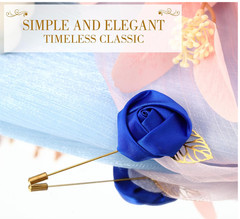 48 Pcs Boutonniere Rose Boutonniere Wedding Buttonholes Pocket for Men Wedding