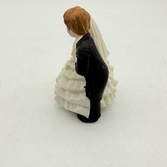 Lefton Porcelain Bride and Groom Wedding Cake Topper Figurine Romantic