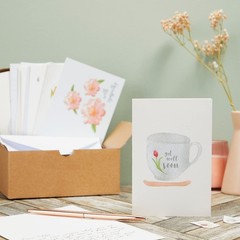 Best Paper Greetings Get Well Cards Assortment Box – 48 Pack, 4×6 Inch, 12 Fl…