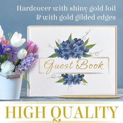 Wedding Guest Book with Pen , Guest Book , Guest Book for Vacation Home , Guest