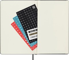 Moleskine Classic 18 Month 2025-2026 Weekly Horizontal Planner, Hard Cover, L…
