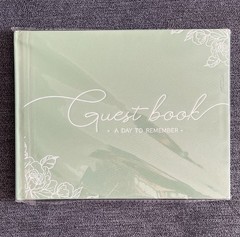 Wedding/Shower Guest Book- Sage Green-8×10-New-sealed 100 Pages
