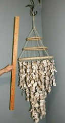 Beach Wedding Archway Hanging Seashell Decor Large Oyster Mobile, Oyster Expo