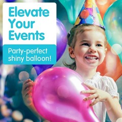 Balloon Shine Spray 8 oz — Single-Event Hi-Gloss Pump for Latex Multicolor
