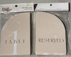 Studio his & hers Wedding Lot/Cake Toppers, Place Cards, Table Cards, Treat Bags