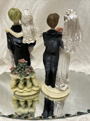 Two Wedding Cake Toppers K’s Collection Resin Brides And Grooms, Limited