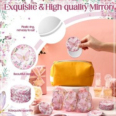 36 Sets Butterfly Baby Shower Party Favors, Butterfly Compact Pocket Mirrors and