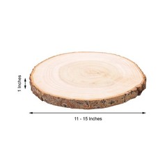 11-15″ Natural Round Poplar Wood Slices Wedding Centerpieces Crafts Decorations