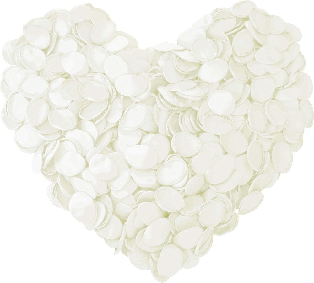2000 Pieces White Artificial Silk Rose Flower Petals Wedding Party Decorations