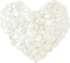 2000 Pieces White Artificial Silk Rose Flower Petals Wedding Party Decorations