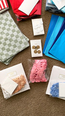 650+ pc Stationery Bundle Lot Wedding Gift Bags Tissue Wax Stickers Bows Markers