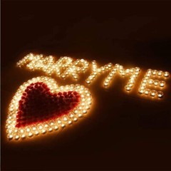2000Pcs Artificial Rose Petals + 24 LED Candles Romantic Night Propose Set USA