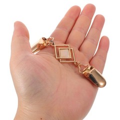 4Pcs Reusable Zinc Alloy Sweater and Scarf Clips Multi Color Travel Friendly