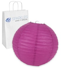100 pcs 10″ inch Chinese Paper Lantern – Fuchsia – Wedding Party Event yg