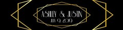 Gold Geometric On Black Wedding Bridal Shower Engagement Party Water Labels